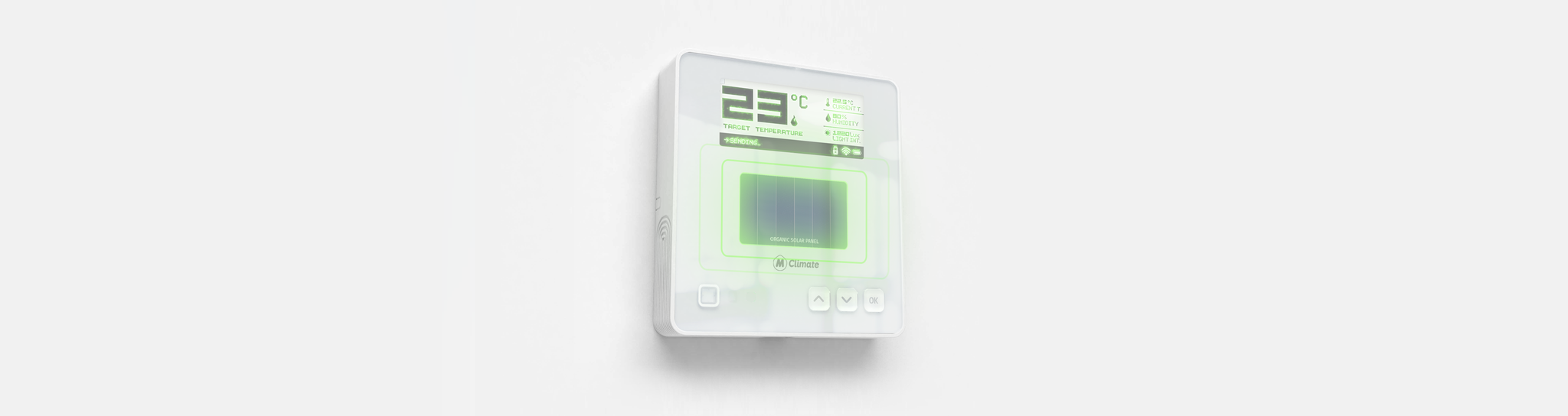 MClimate Releases Maintenance Free Wireless Thermostat Powered By Organic Indoor Solar Cells From Epishine and LoRaWAN®